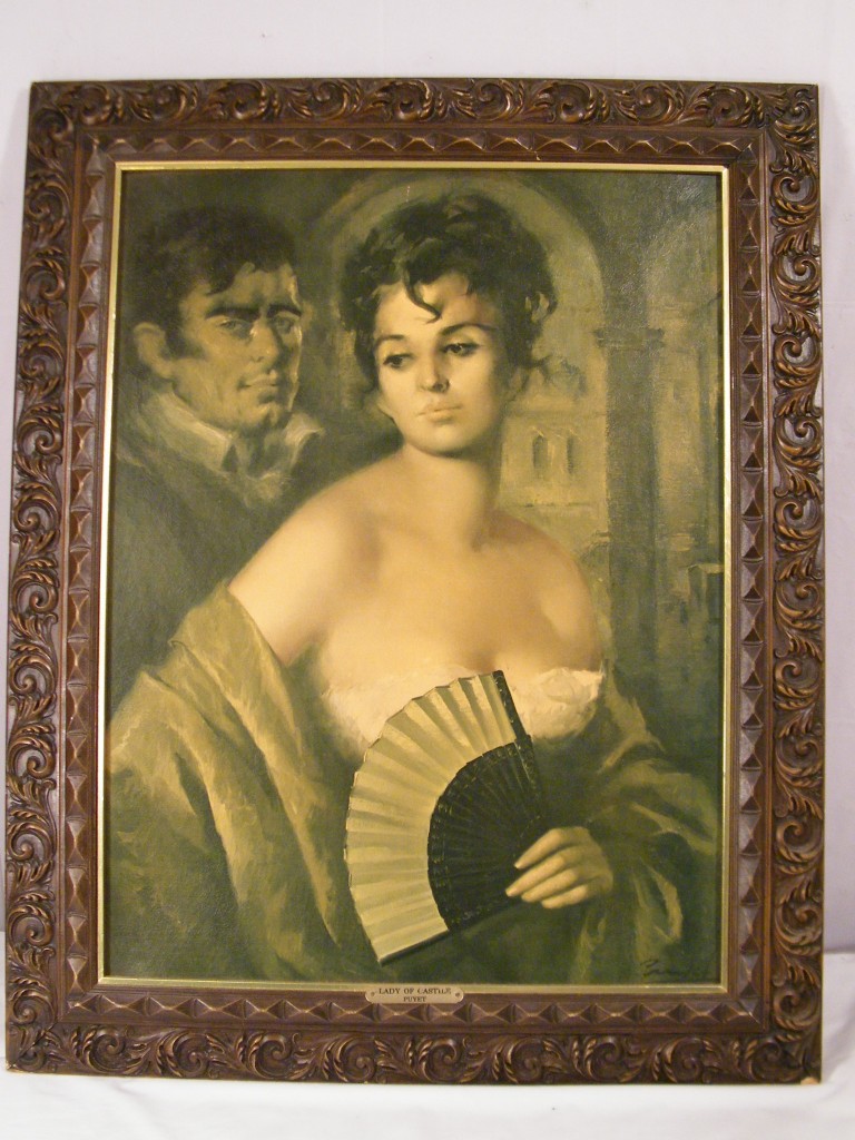 Vintage Lady Of Castile By Jose Puyet Turner Wall Accessory On Popscreen