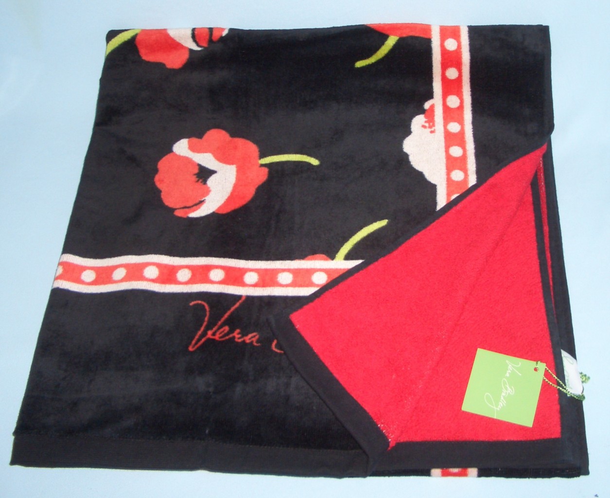 vera bradley bath towels