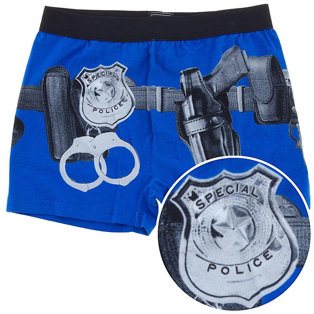 NEW POLICE CUFFS GUN HOLSTER BOXER BRIEF Shorts Underwear Men S 2830