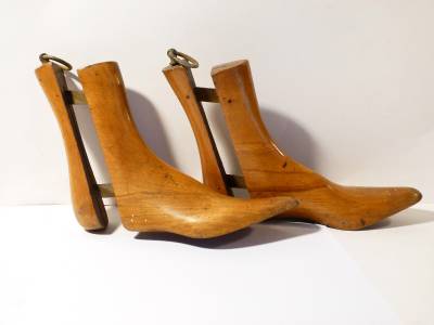 antique wooden boot stretcher