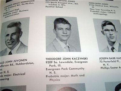 Ted Kaczynski at Harvard