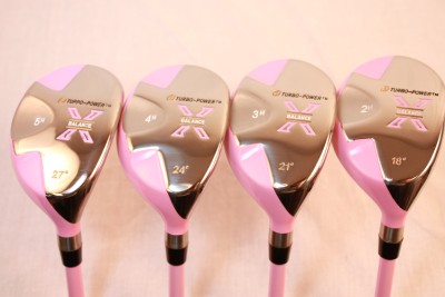 pink plastic golf clubs