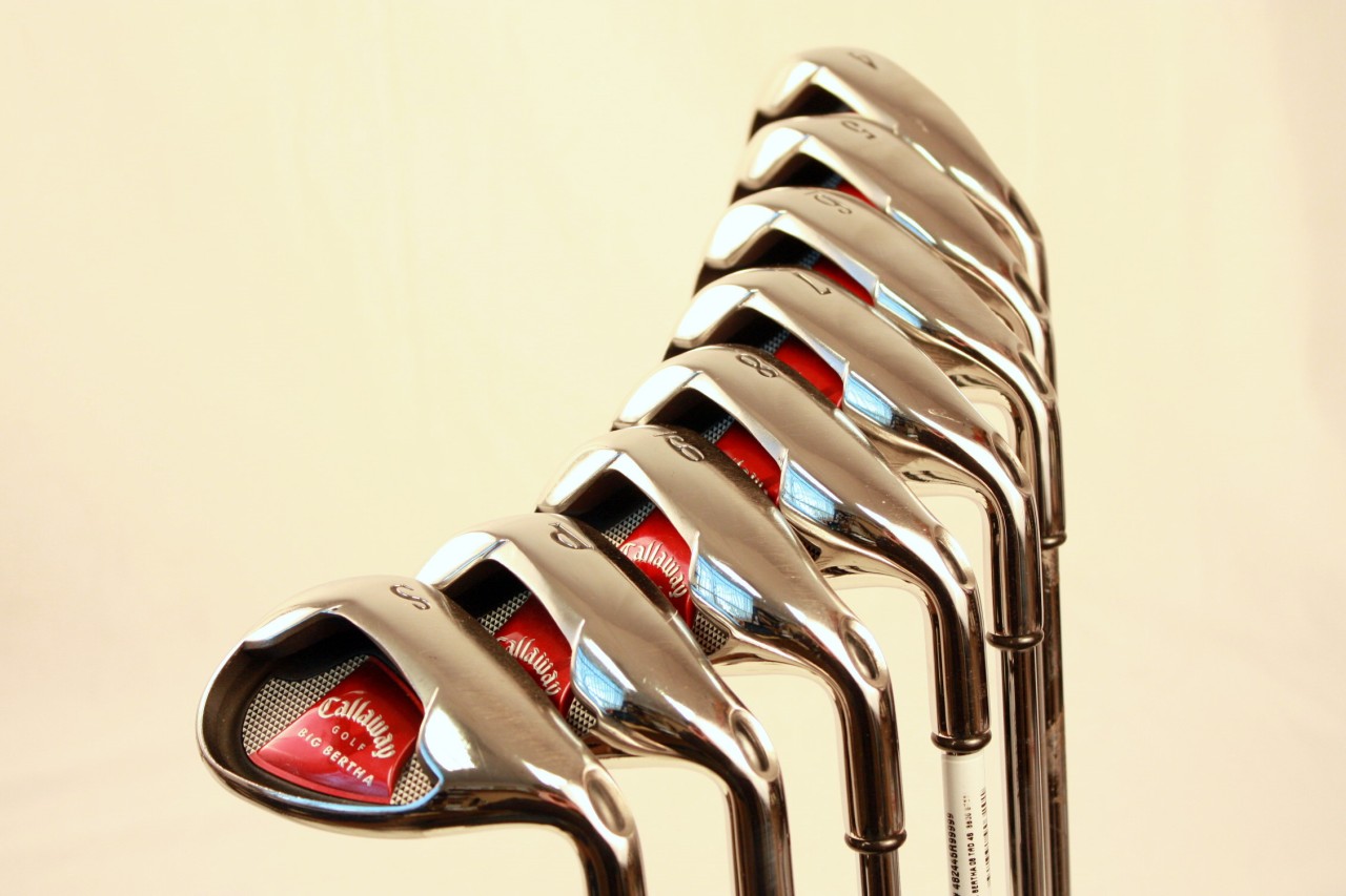 AUTHENTIC BIG TALL EXTRA LONG CALLAWAY X XL BIG BERTHA 3PW GOLF CLUBS