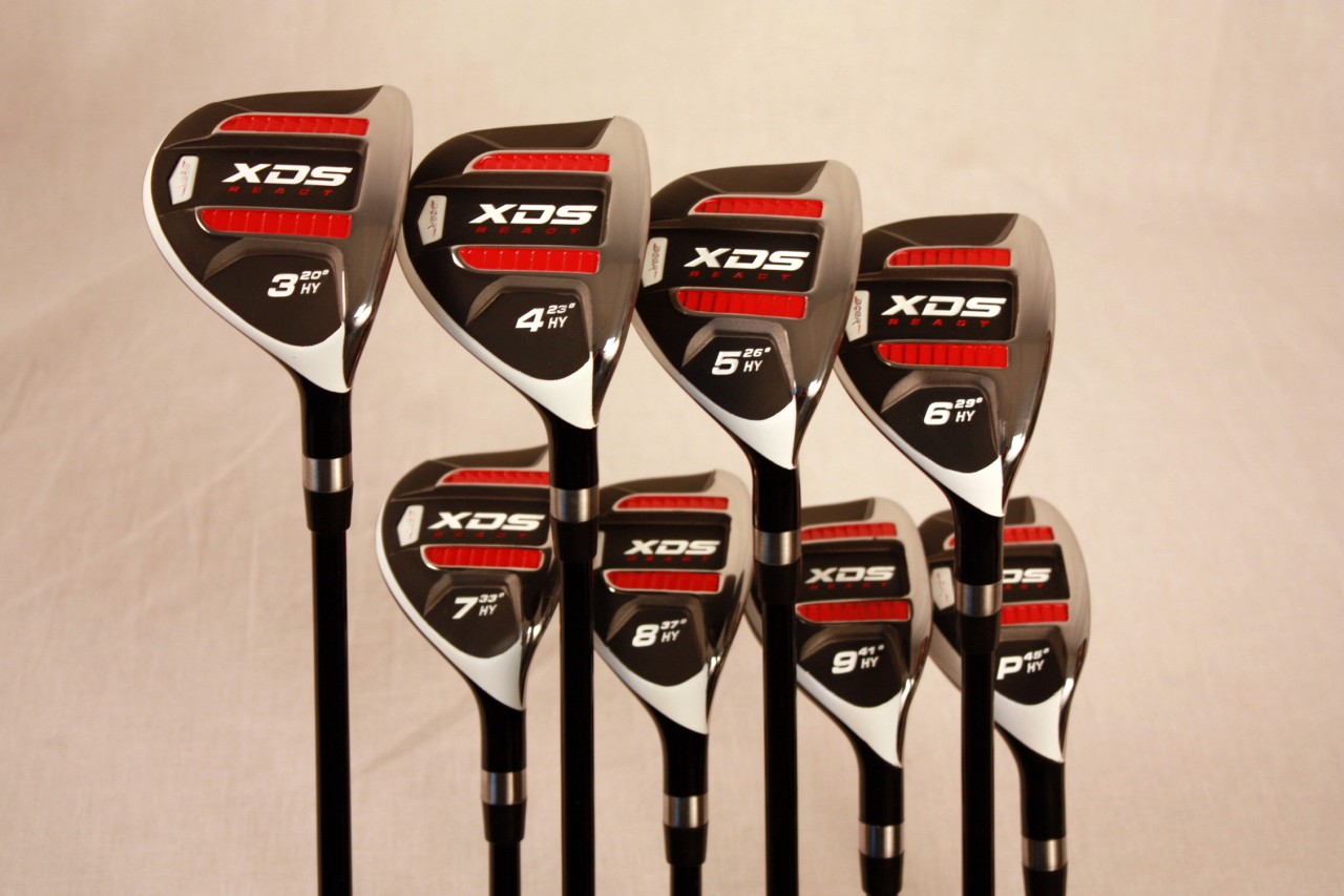 NEW CUSTOM MADE MENS XDS HYBRID GOLF CLUBS 3-PW SET TAYLOR FIT REGULAR