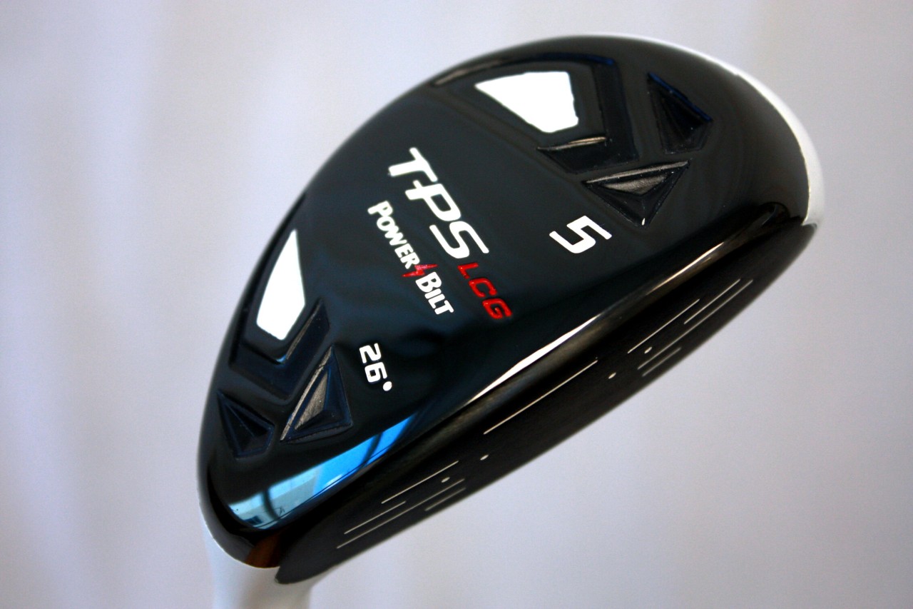 NEW CUSTOM MADE POWERBILT TPS LCG 5 HYBRID GOLF CLUBS MENS RESCUE CLUB