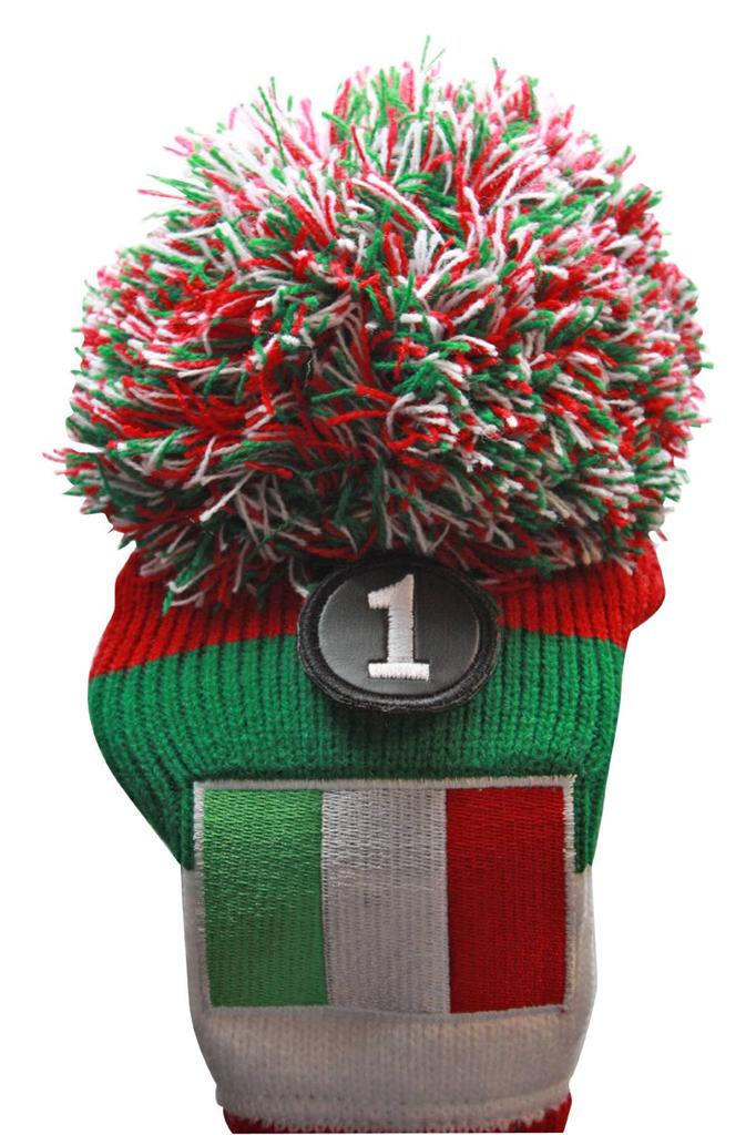 1 DRIVER ITALY GOLF Driver vintage Headcover KNIT Head Covers Italian