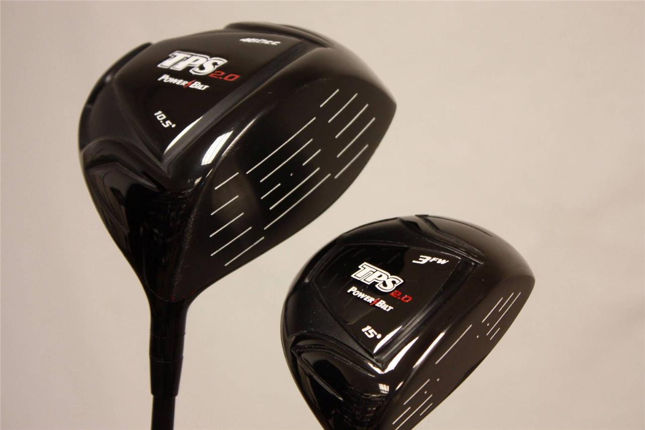 POWERBILT PREMIUM TPS DRIVER 3 FAIRWAY WOOD GOLF CLUBS MENS REGULAR