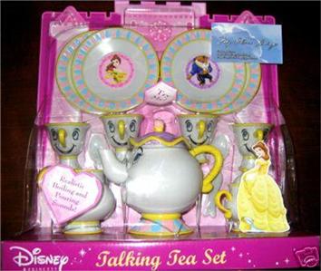 disney talking tea set