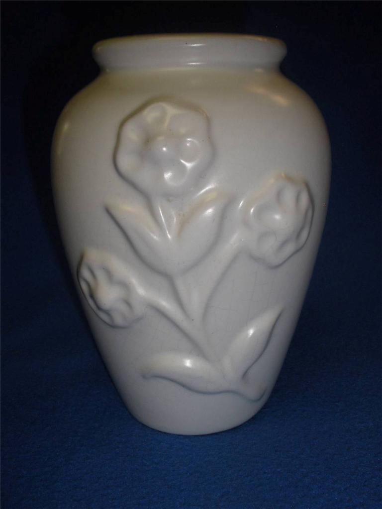 Retro Raynham White Satin Pottery Vase Australian Pottery eBay