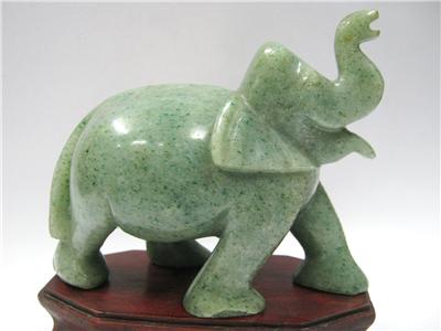 Antique Jade on Antique Jade Elephant Large   Ebay