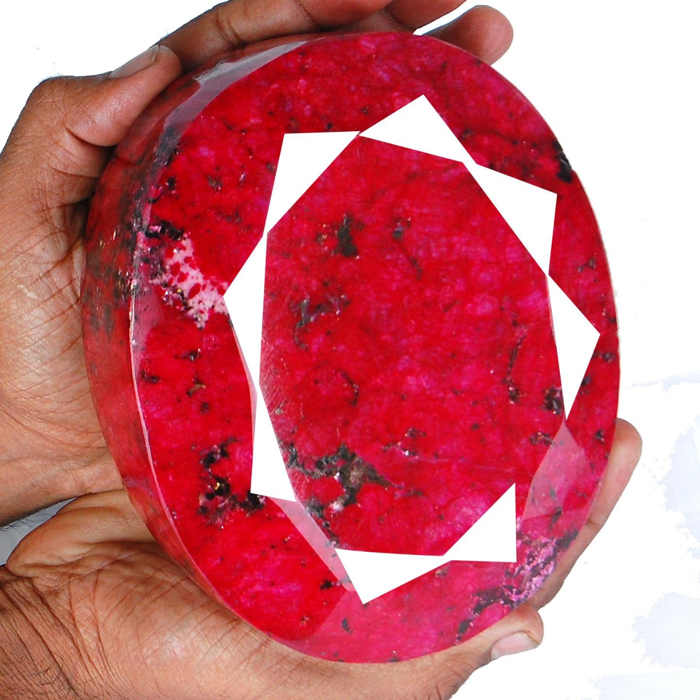 19650 Cts Certified Rare Huge Museum Size Natural Pigeon Blood Red Ruby