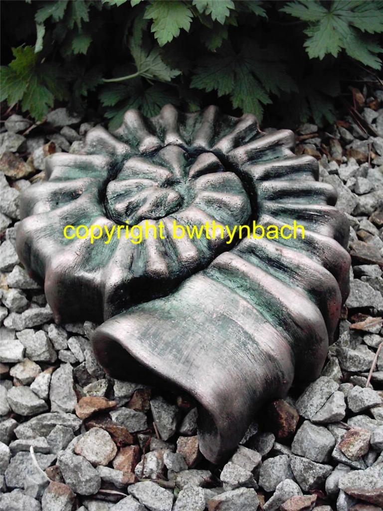 NEW RUBBER LATEX MOULD MOULDS MOLD MAKE AMMONITE FOSSIL GARDEN ORNAMENT