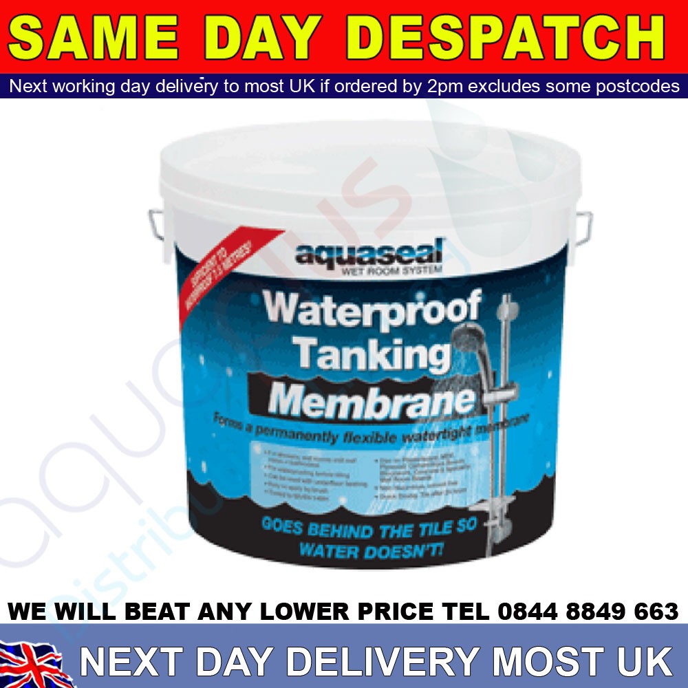 Aquaseal Wet Room Shower Bathroom Tanking System Waterproofing Kit Tape