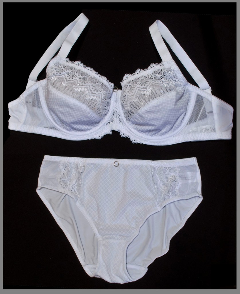 White Panties Bra 100