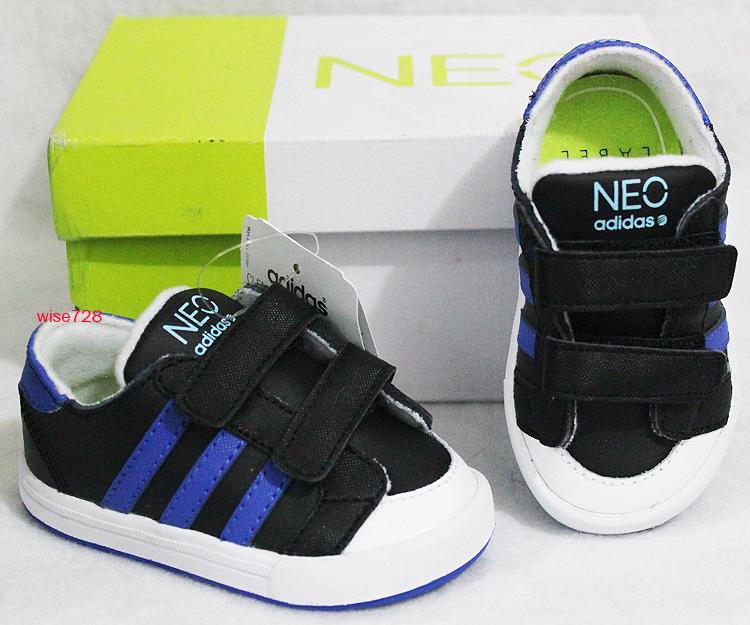Details about NEW GENUINE ADIDAS BABY BOYS SHOES TRAINERS BLACK  BLUE ...