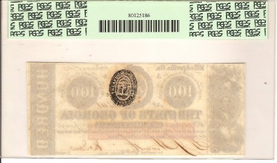 Obsolete Coins on Us Civil War Csa Obsolete 1863 100 Confederate Georgia Ebay