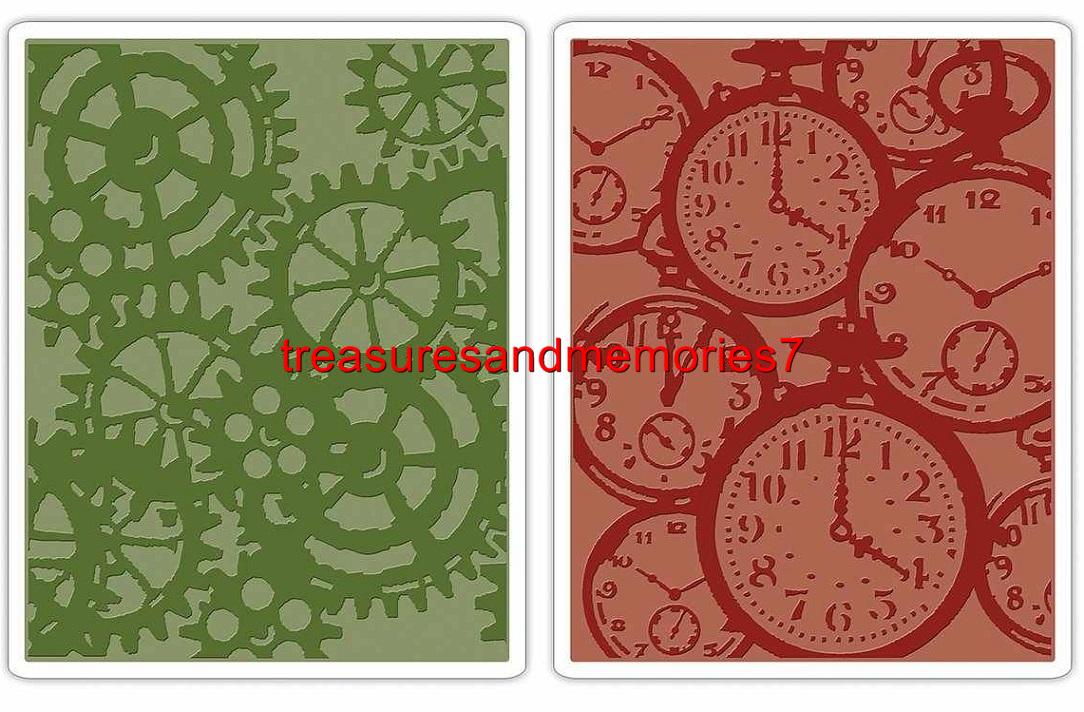 SIZZIX Tim Holtz Alterations TEXTURE FADES EMBOSSING FOLDERS Choose
