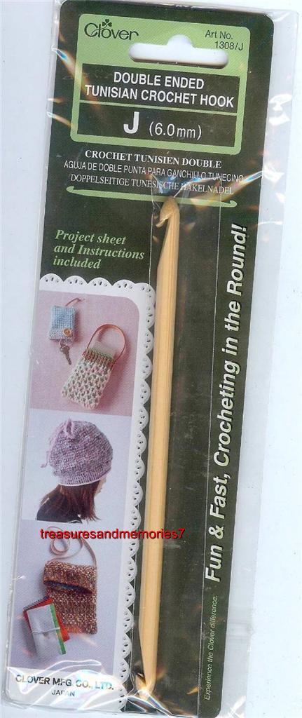 Clover TAKUMI Premium TUNISIAN CROCHET HOOK DOUBLE ENDED - YOU Choose Your  Size!