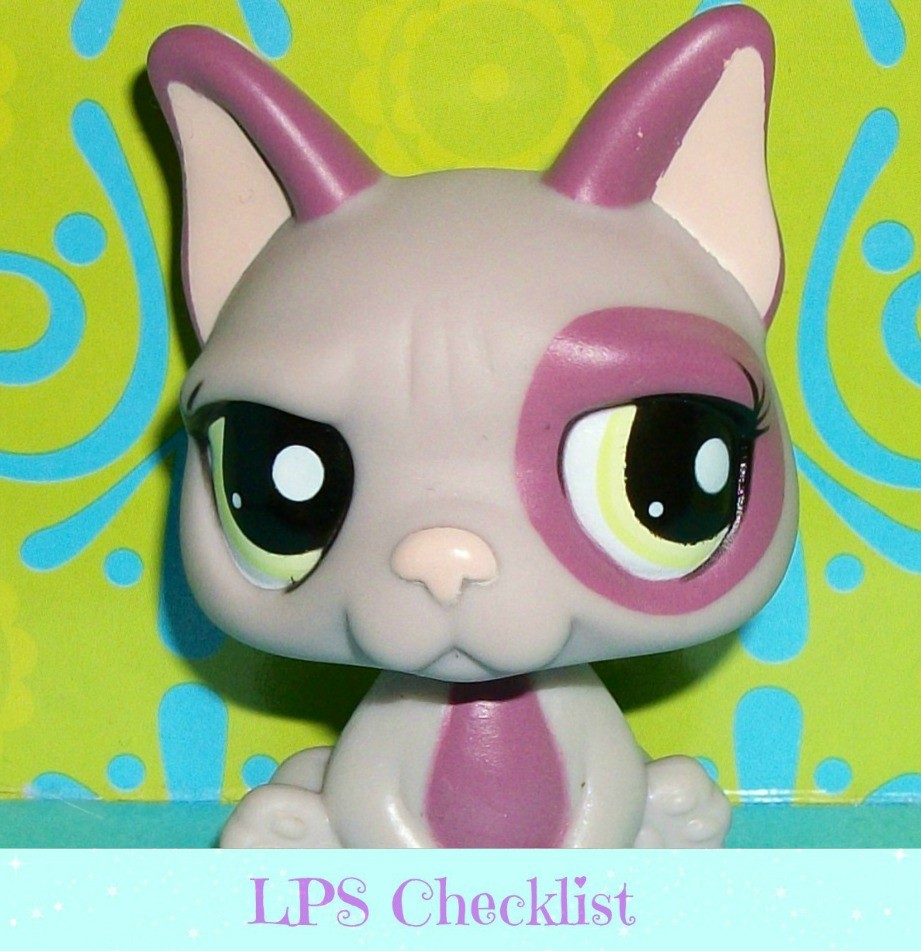 Littlest Pet Shop 1757 PURPLE LILAC FRENCH BULLDOG Puppy Dog D173 LPS