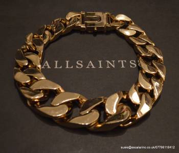 saints necklace chunky bnwt valtari heavy colour gold