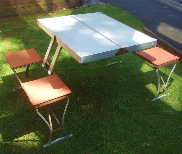 Vintage Retro Folding Table Picnic Camping 1960s VW CAMPER
