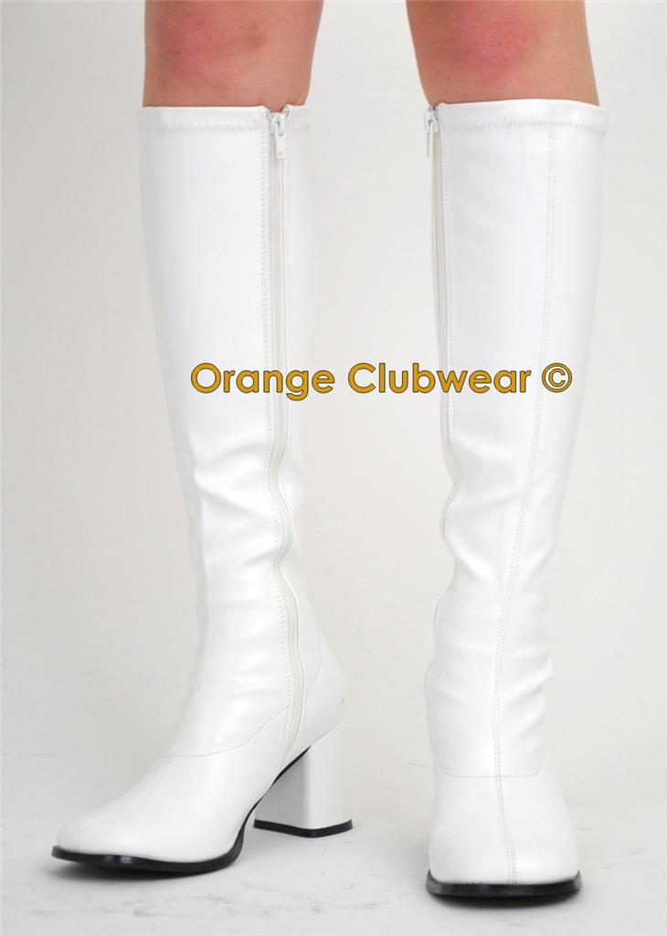 Sexy High Heel GoGo Dancer Cheerleader Knee High Boots eBay