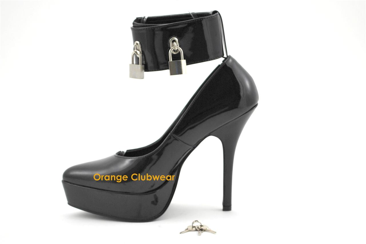 locking high heel shoes pleaser womens black platform pointed toe locking ankle locking high heel shoes pleaser womens black platform pointed toe locking ankle