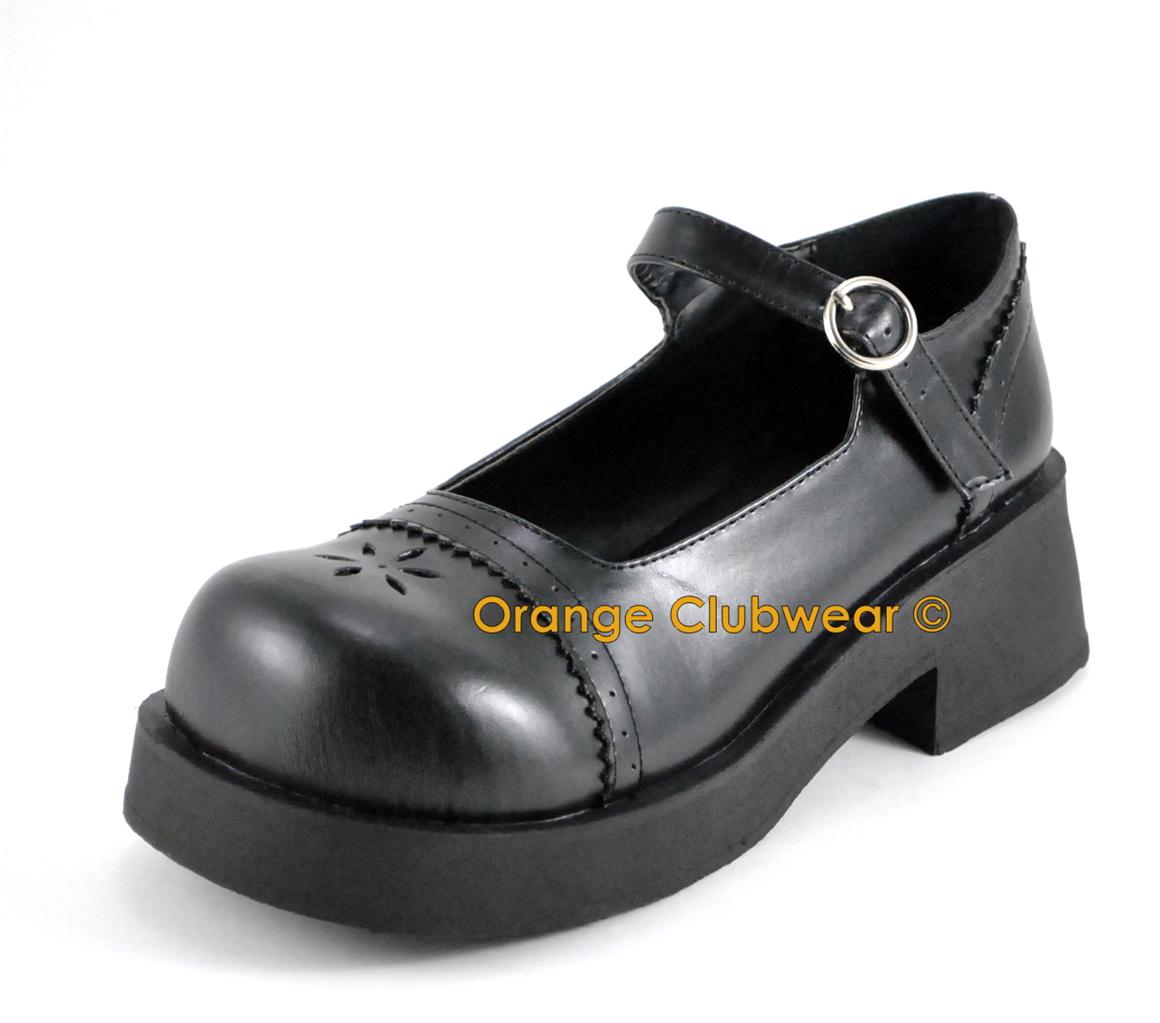 chunky heel platform sandals black