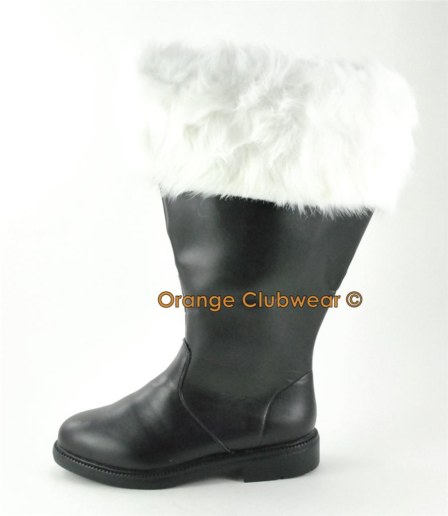 wide calf santa claus boots