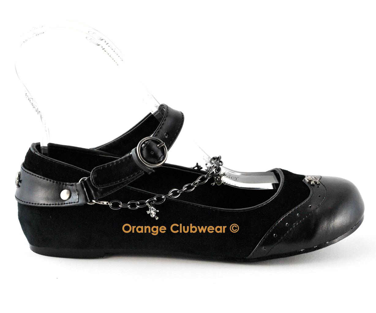 gothic flat shoes uk