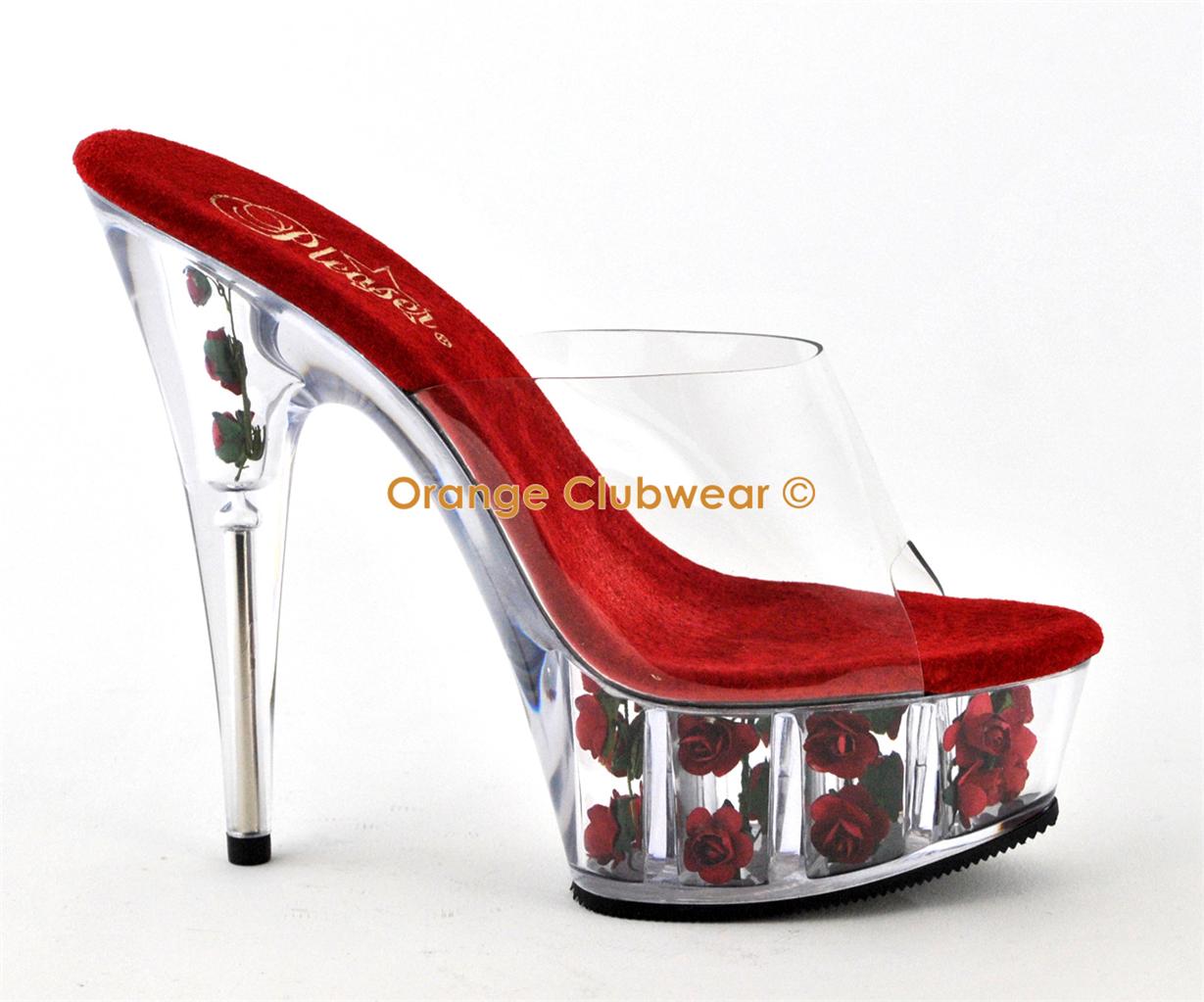 striper high heels pleaser flowers high heels shoes ebay striper high heels pleaser flowers high heels shoes ebay