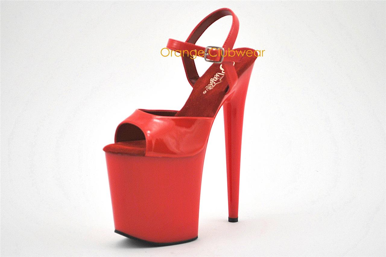 stripper heels red