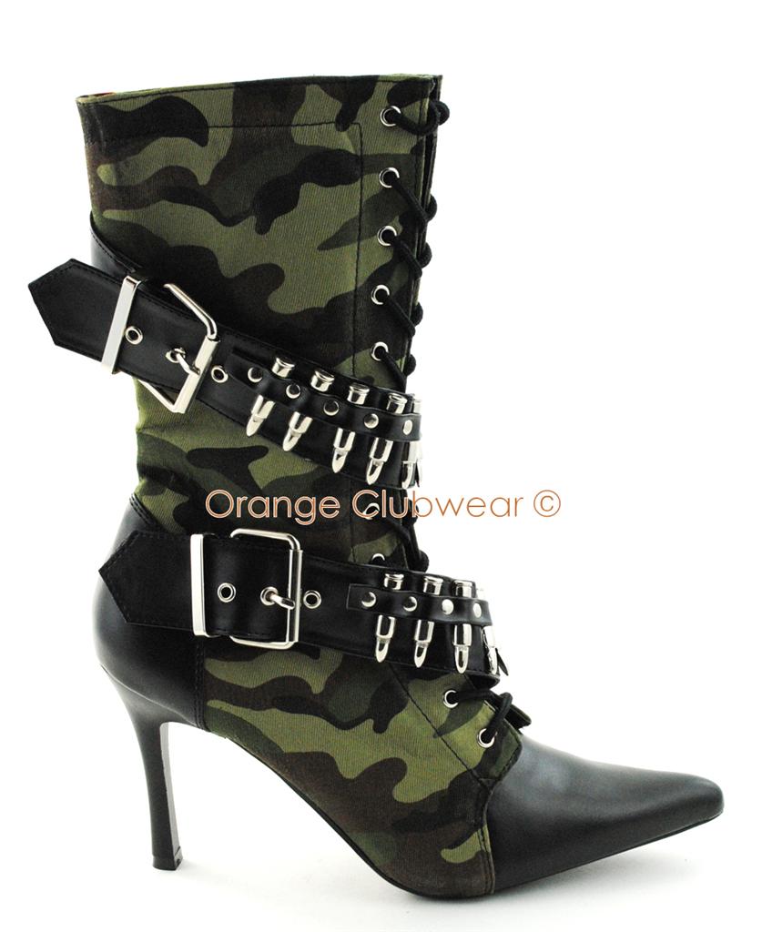 Camo High Heels