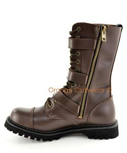 brown demonia boots