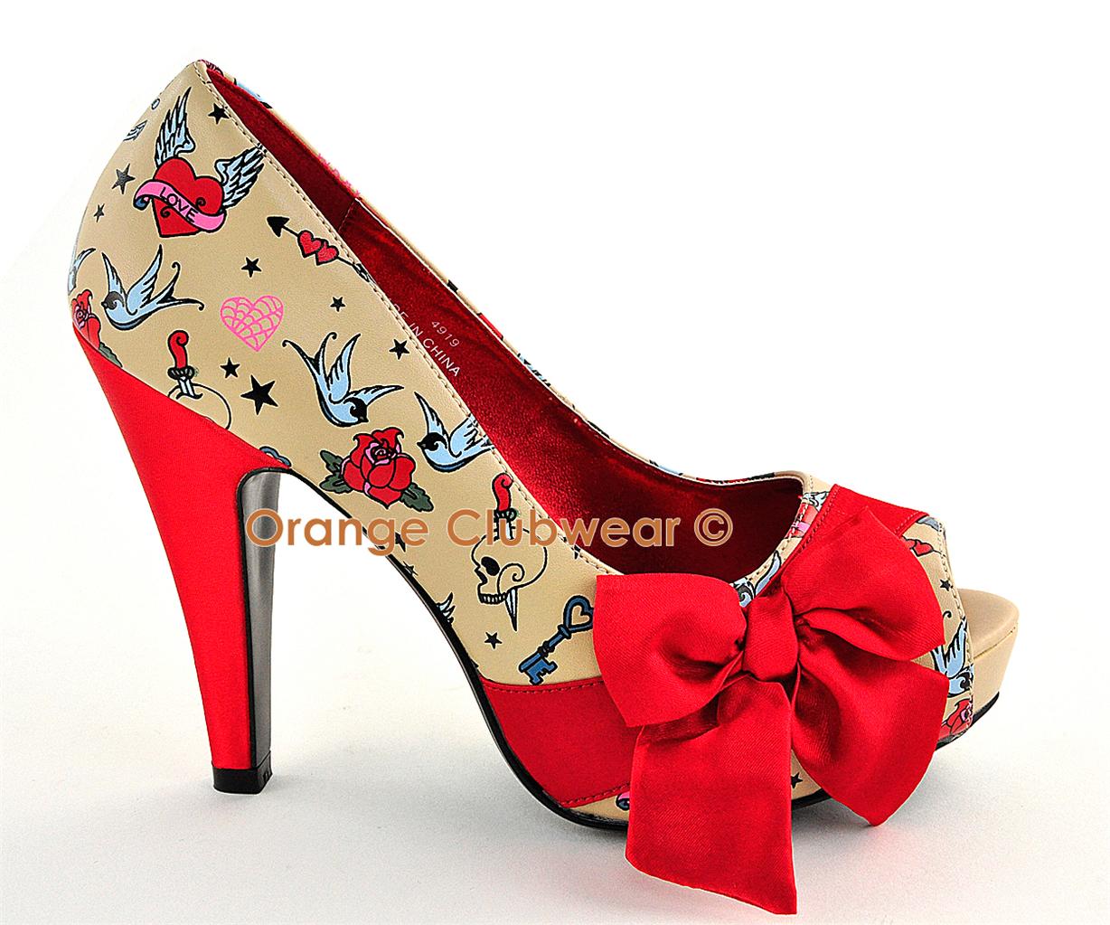 rockabilly high heels