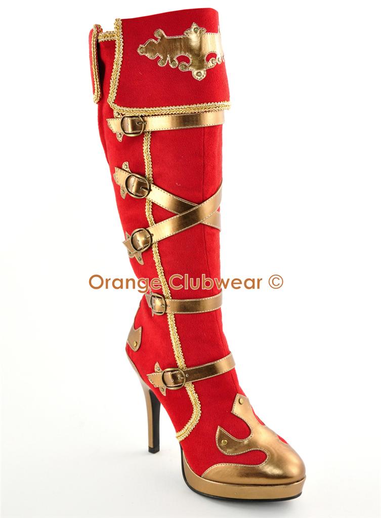 PLEASER Halloween Costume Carnival Pirate Knee Boots eBay