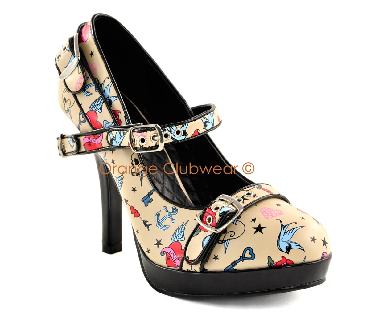 rockabilly high heels