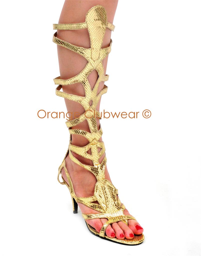 Sexy Goddess Cleopatra Egyptian 3 1 2" High Heel Halloween Costume ...