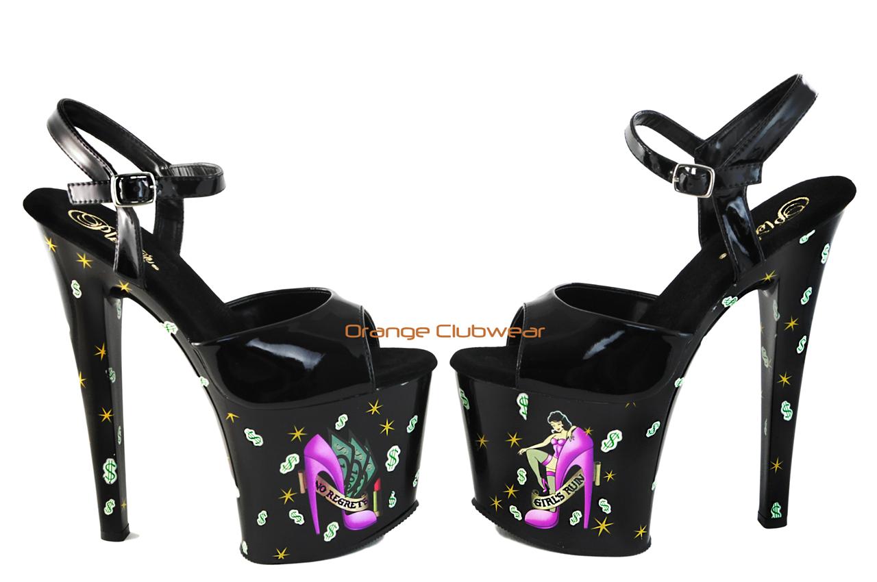 pleaser 7 quot heels rockabilly tattoo pinup exotic pleaser 7 quot heels rockabilly tattoo pinup exotic
