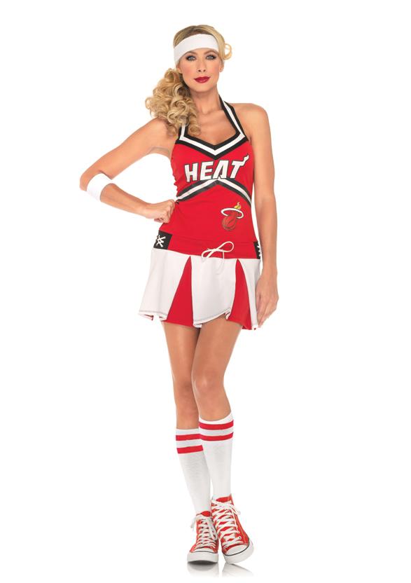 Licensed NBA Miami Heat Basketball Cheerleader Dancer Costume Outfit