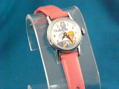 timex cinderella watch and figurine