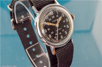 timex mechanical military watch