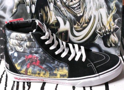 iron maiden vans shoes $15.99 shipped