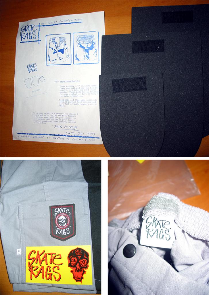 80s VTG NOS Skate Rags Powell Peralta Mike McGill Padded Skateboard