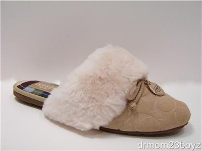 coach slippers on sale