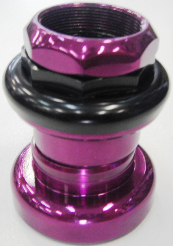 BulletProof Headset SEALED BEARING 11/8" Threaded Scooter/MTB PURPLE