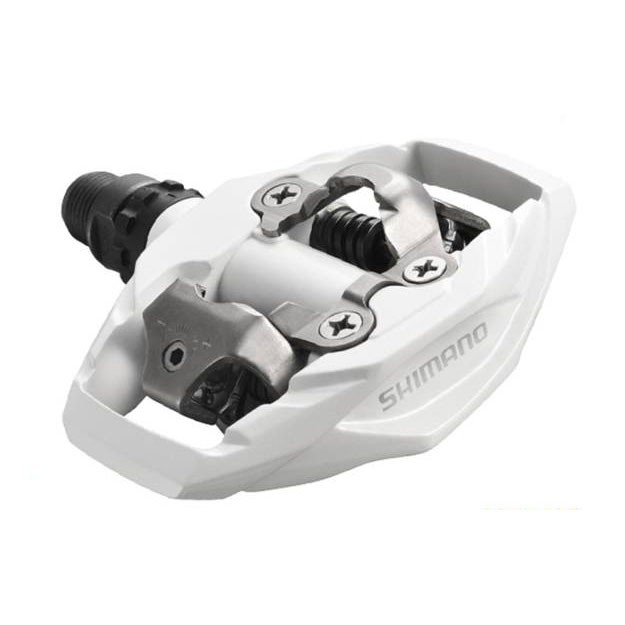 Shimano PDM530 MTB XC TRAIL Clipless SPD Pedals inc. Cleats WHITE