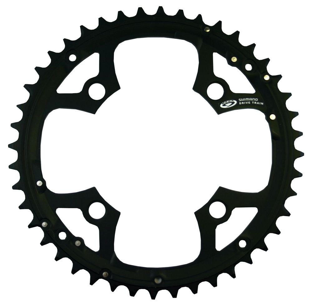 Shimano 44T MTB Crank Large Big Chainring 4-Bolt 9Spd 104BCD FC-M660 Black SLX