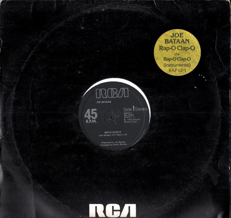 Joe Bataan Rap-O-Clap-O 12''