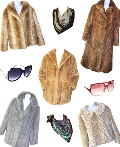 Vintage faux fur coat